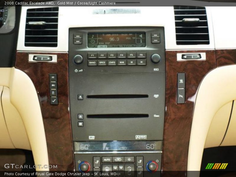 Gold Mist / Cocoa/Light Cashmere 2008 Cadillac Escalade AWD