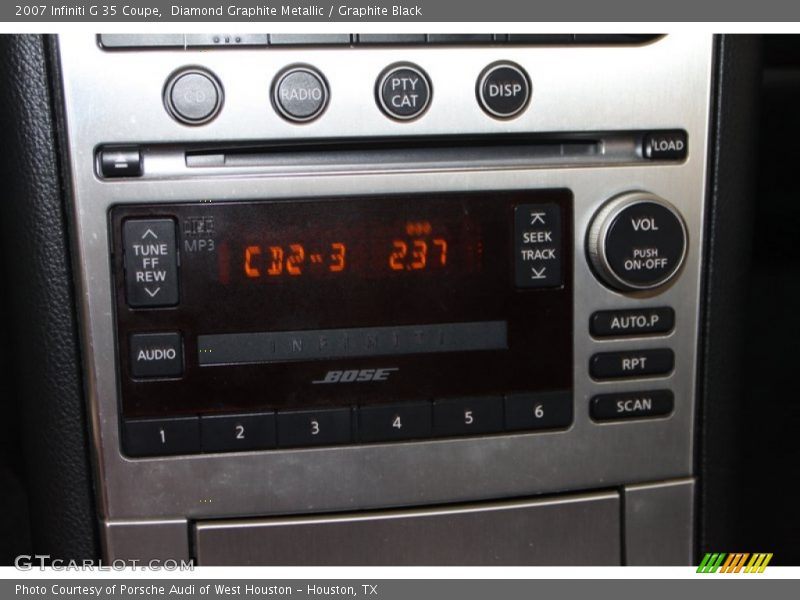 Diamond Graphite Metallic / Graphite Black 2007 Infiniti G 35 Coupe