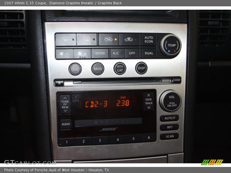 Diamond Graphite Metallic / Graphite Black 2007 Infiniti G 35 Coupe