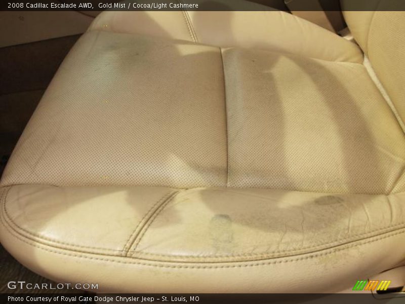Gold Mist / Cocoa/Light Cashmere 2008 Cadillac Escalade AWD