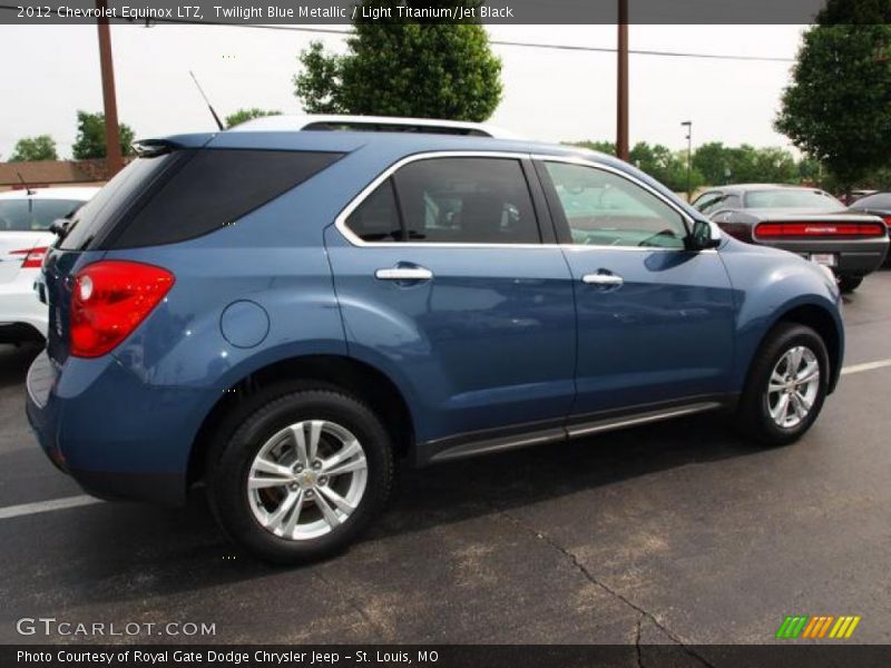 Twilight Blue Metallic / Light Titanium/Jet Black 2012 Chevrolet Equinox LTZ