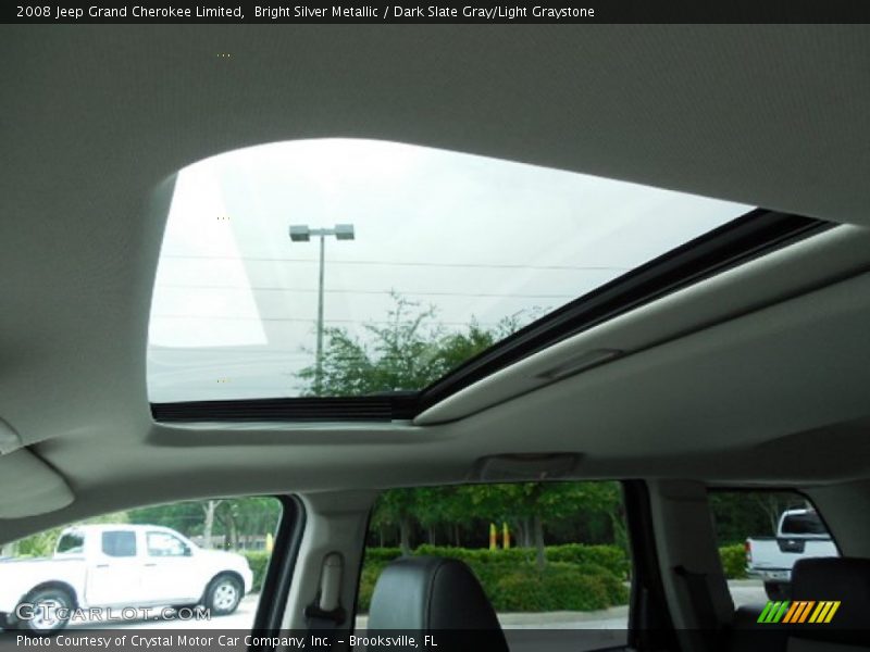 Bright Silver Metallic / Dark Slate Gray/Light Graystone 2008 Jeep Grand Cherokee Limited