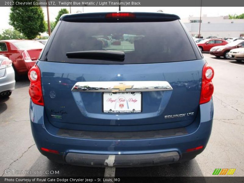 Twilight Blue Metallic / Light Titanium/Jet Black 2012 Chevrolet Equinox LTZ