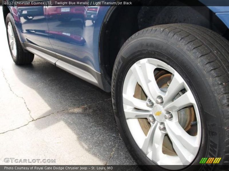 Twilight Blue Metallic / Light Titanium/Jet Black 2012 Chevrolet Equinox LTZ