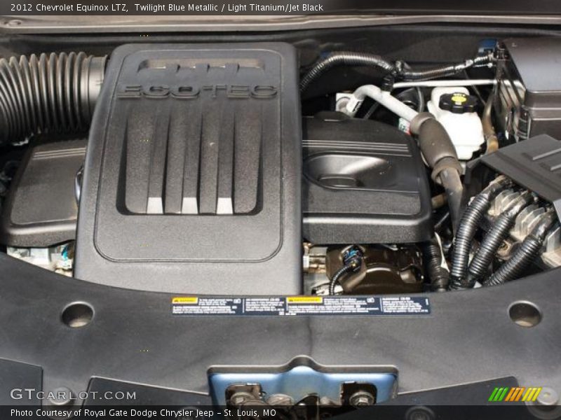 Twilight Blue Metallic / Light Titanium/Jet Black 2012 Chevrolet Equinox LTZ