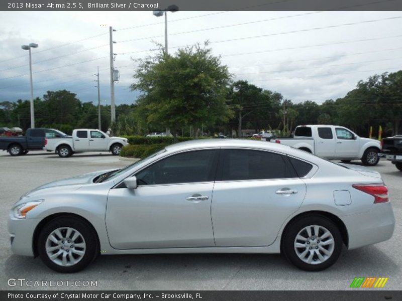 Brilliant Silver / Charcoal 2013 Nissan Altima 2.5 S