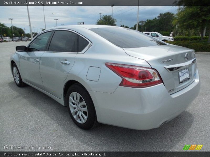 Brilliant Silver / Charcoal 2013 Nissan Altima 2.5 S