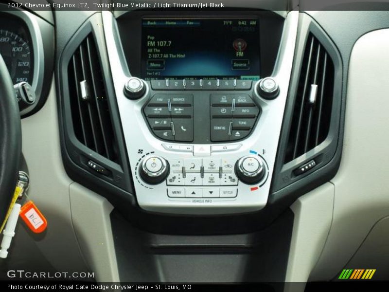Twilight Blue Metallic / Light Titanium/Jet Black 2012 Chevrolet Equinox LTZ