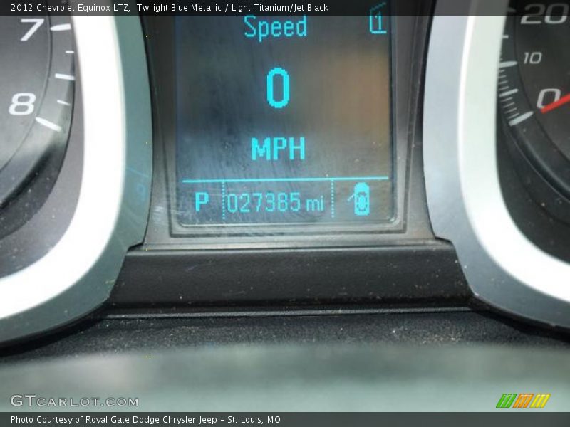 Twilight Blue Metallic / Light Titanium/Jet Black 2012 Chevrolet Equinox LTZ