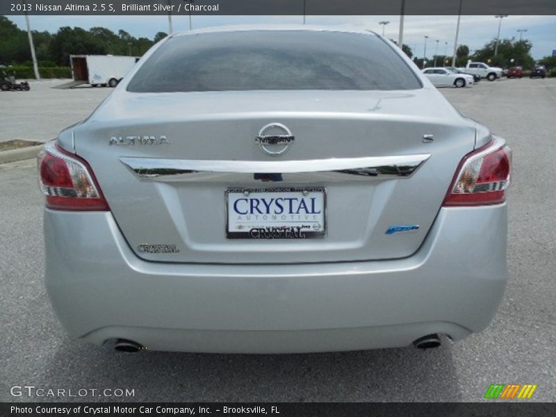 Brilliant Silver / Charcoal 2013 Nissan Altima 2.5 S