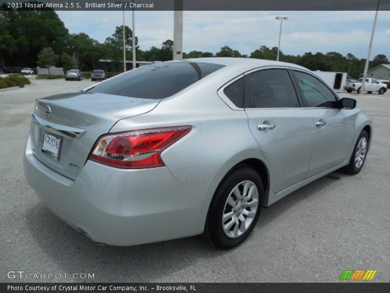 Brilliant Silver / Charcoal 2013 Nissan Altima 2.5 S