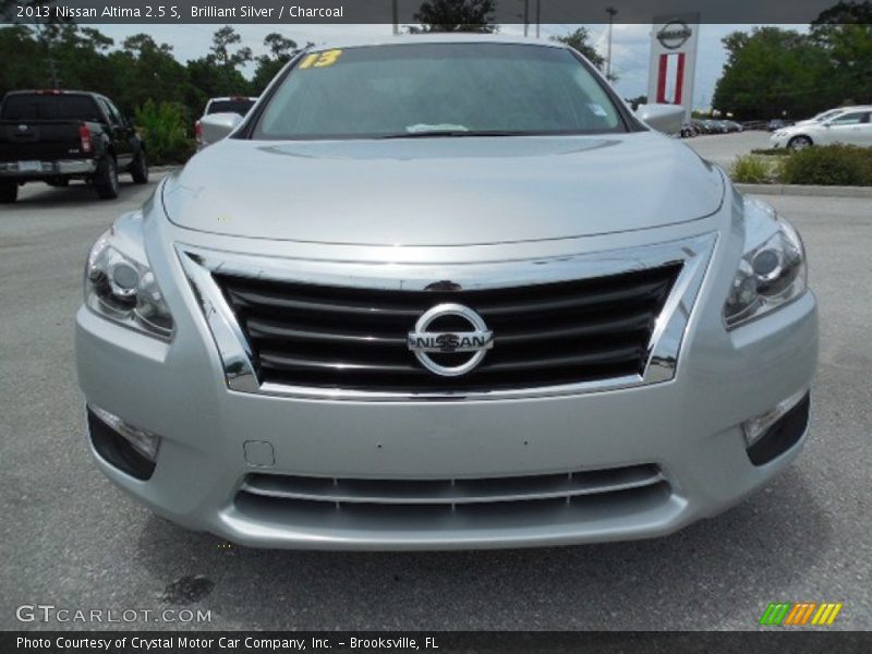 Brilliant Silver / Charcoal 2013 Nissan Altima 2.5 S