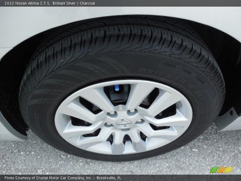 Brilliant Silver / Charcoal 2013 Nissan Altima 2.5 S