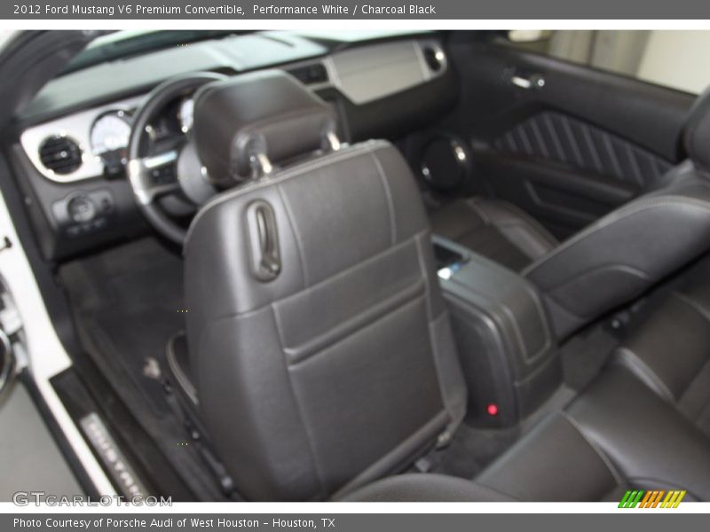 Performance White / Charcoal Black 2012 Ford Mustang V6 Premium Convertible