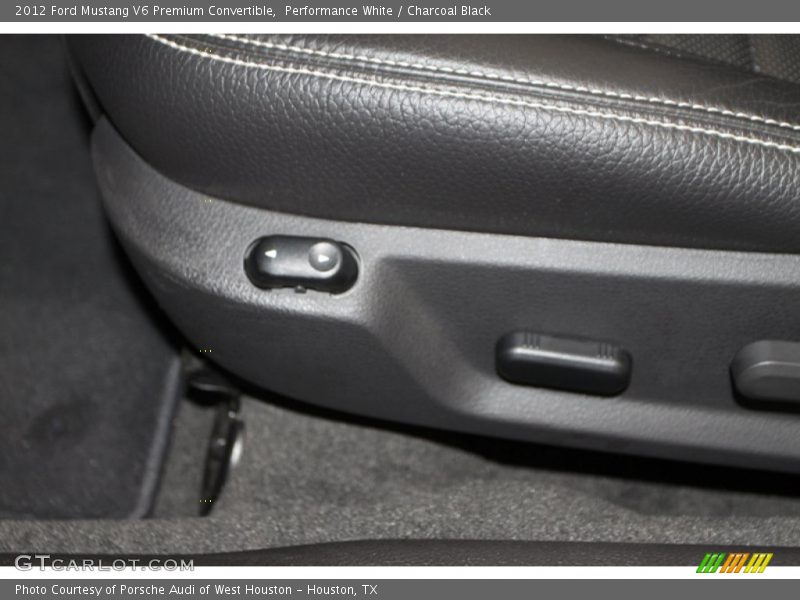 Performance White / Charcoal Black 2012 Ford Mustang V6 Premium Convertible