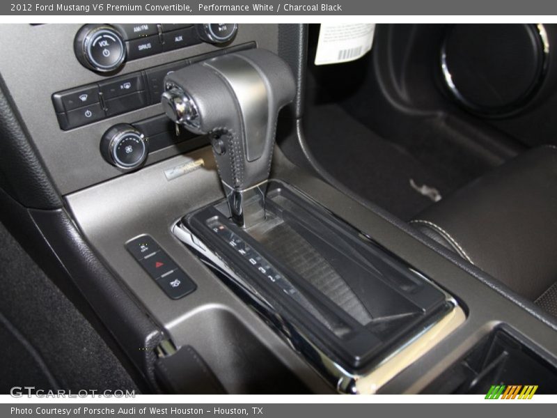 Performance White / Charcoal Black 2012 Ford Mustang V6 Premium Convertible
