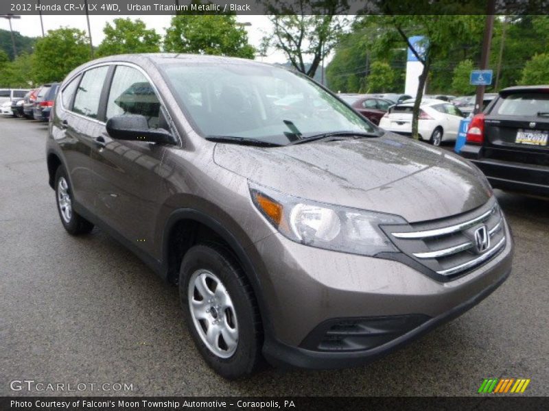 Urban Titanium Metallic / Black 2012 Honda CR-V LX 4WD