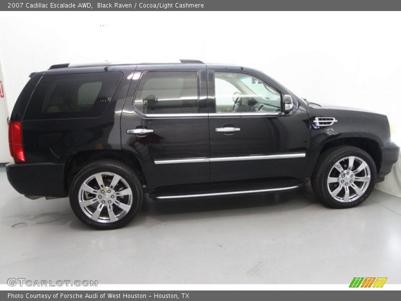 Black Raven / Cocoa/Light Cashmere 2007 Cadillac Escalade AWD