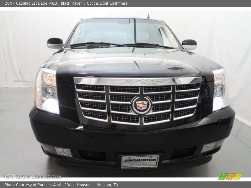 Black Raven / Cocoa/Light Cashmere 2007 Cadillac Escalade AWD