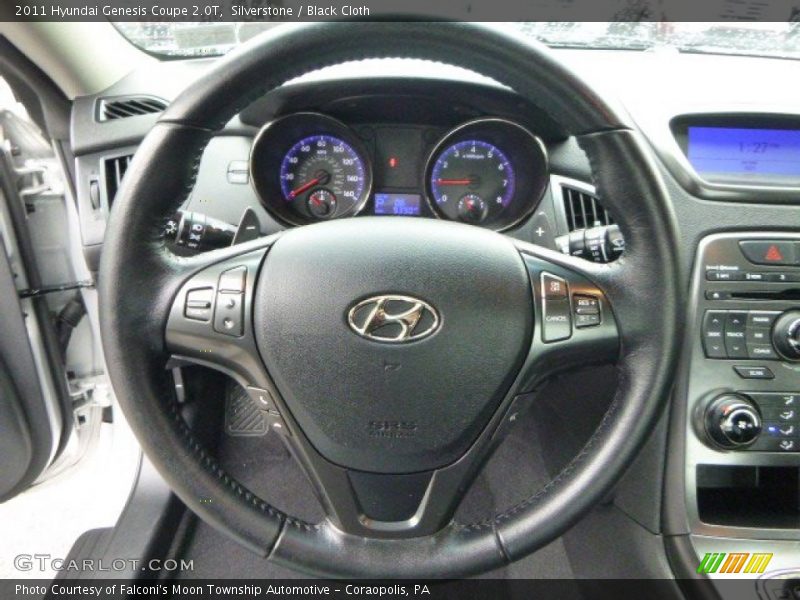 Silverstone / Black Cloth 2011 Hyundai Genesis Coupe 2.0T