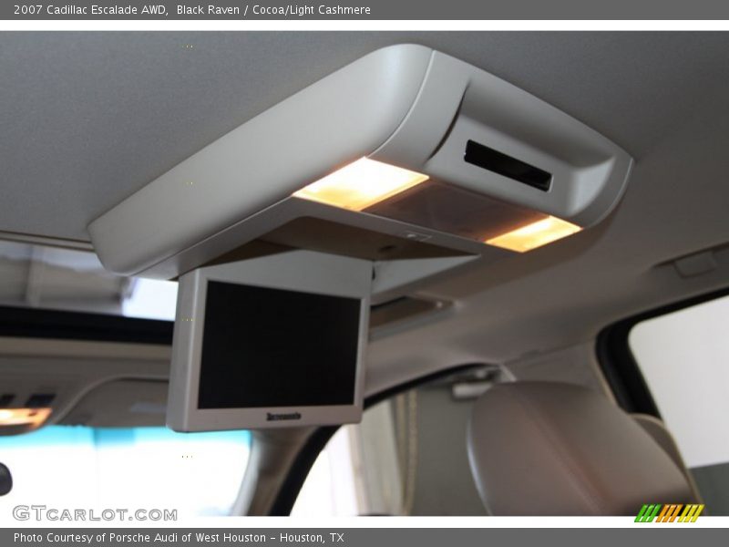 Black Raven / Cocoa/Light Cashmere 2007 Cadillac Escalade AWD