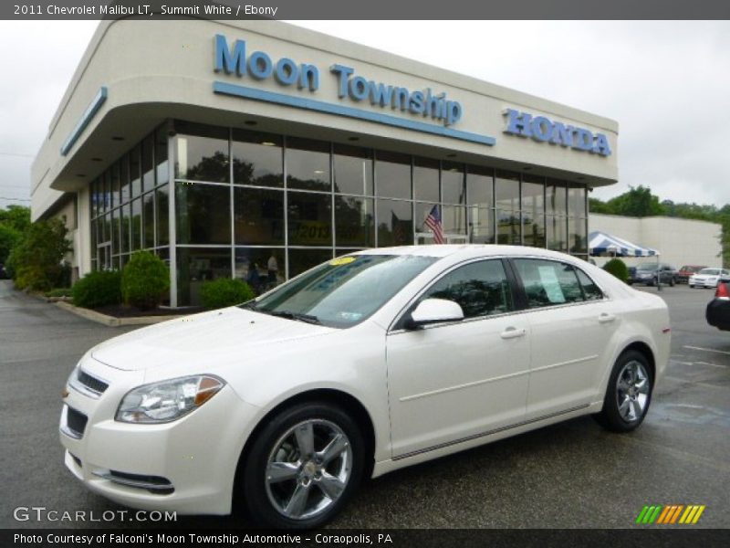 Summit White / Ebony 2011 Chevrolet Malibu LT