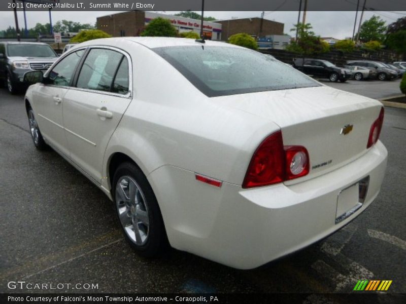 Summit White / Ebony 2011 Chevrolet Malibu LT