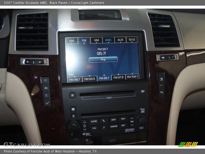 Black Raven / Cocoa/Light Cashmere 2007 Cadillac Escalade AWD