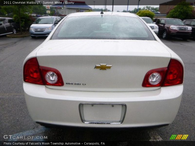 Summit White / Ebony 2011 Chevrolet Malibu LT