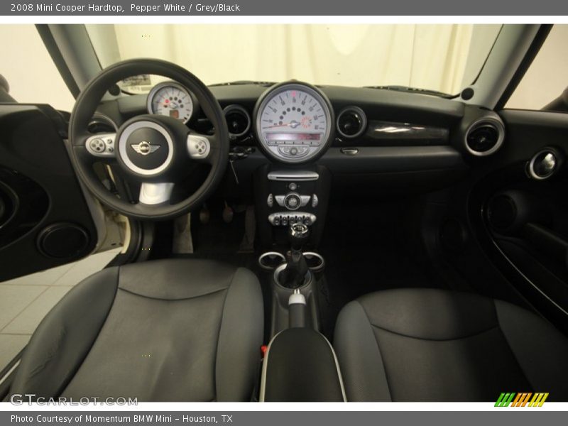 Pepper White / Grey/Black 2008 Mini Cooper Hardtop