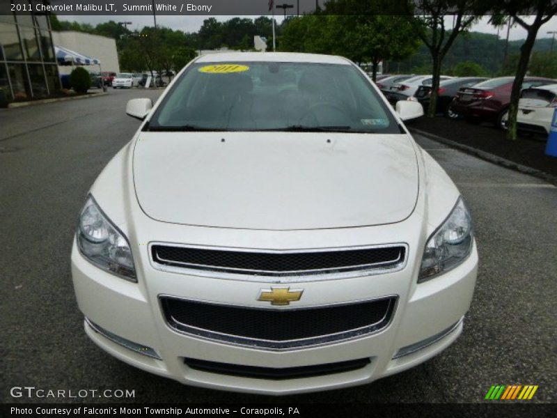 Summit White / Ebony 2011 Chevrolet Malibu LT