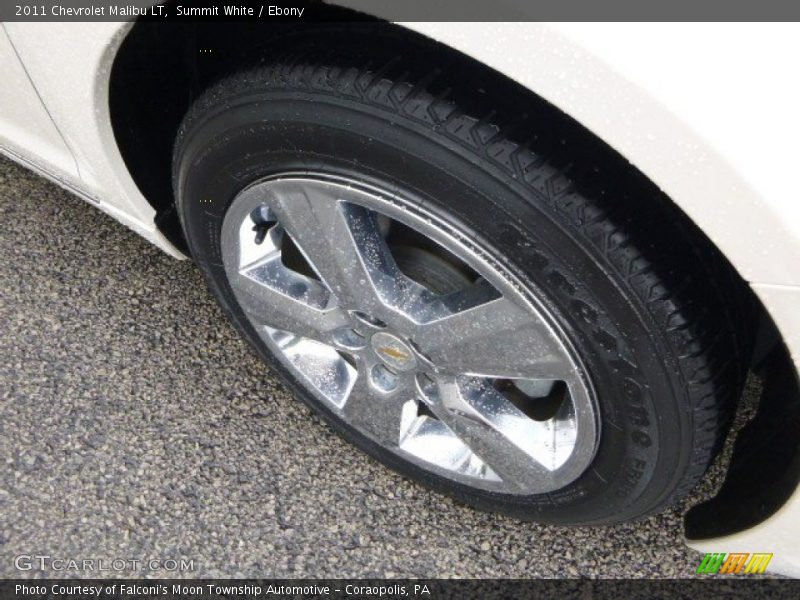 Summit White / Ebony 2011 Chevrolet Malibu LT