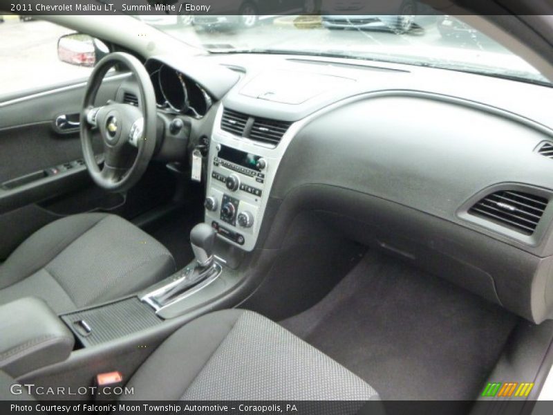 Summit White / Ebony 2011 Chevrolet Malibu LT
