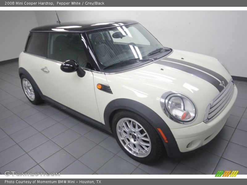 Pepper White / Grey/Black 2008 Mini Cooper Hardtop