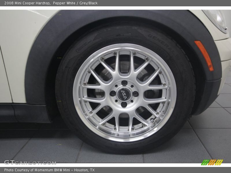 Pepper White / Grey/Black 2008 Mini Cooper Hardtop