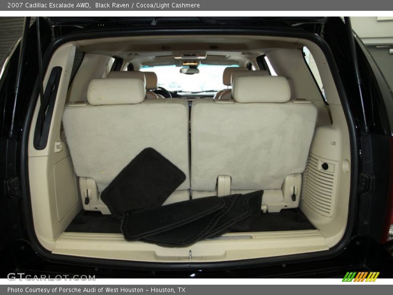 Black Raven / Cocoa/Light Cashmere 2007 Cadillac Escalade AWD