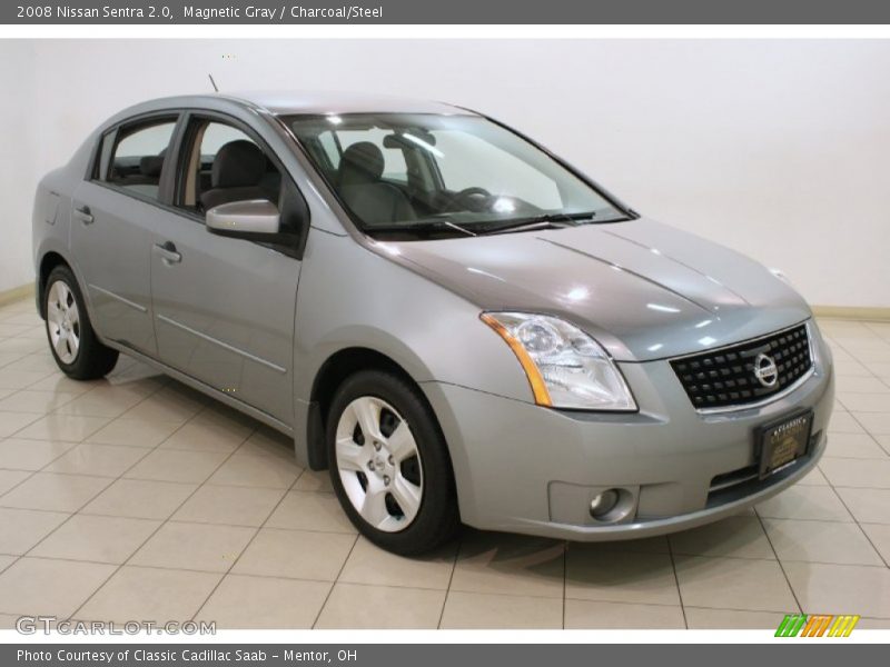 Magnetic Gray / Charcoal/Steel 2008 Nissan Sentra 2.0