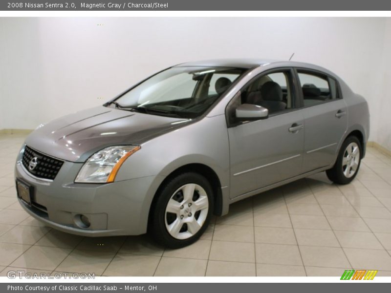 Magnetic Gray / Charcoal/Steel 2008 Nissan Sentra 2.0
