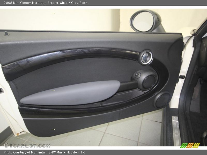 Pepper White / Grey/Black 2008 Mini Cooper Hardtop