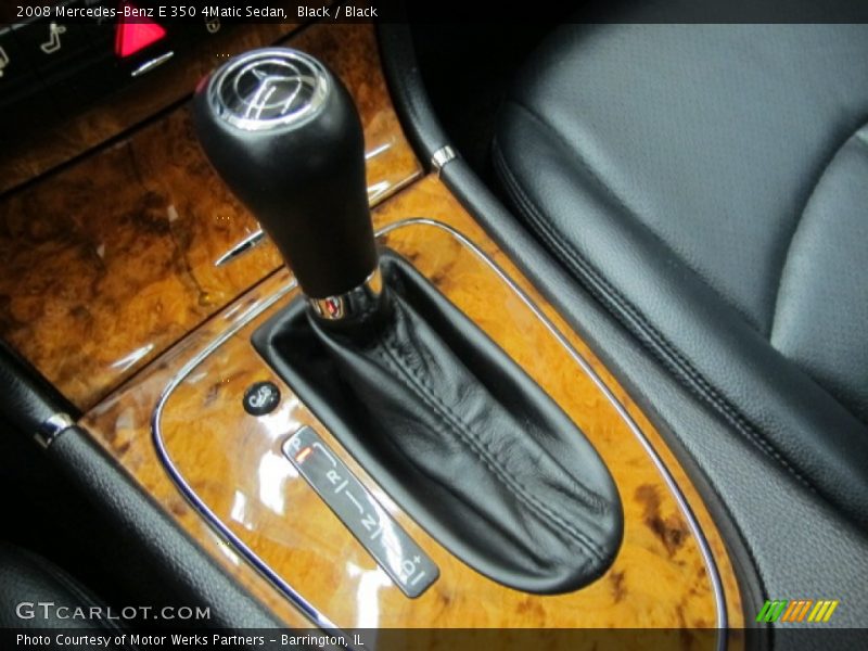 Black / Black 2008 Mercedes-Benz E 350 4Matic Sedan