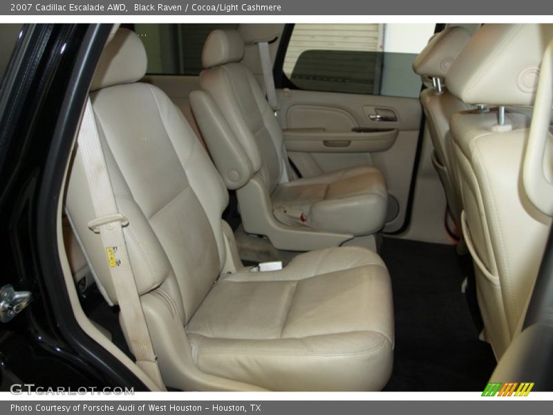 Black Raven / Cocoa/Light Cashmere 2007 Cadillac Escalade AWD