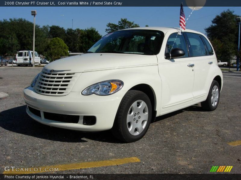 Cool Vanilla White / Pastel Slate Gray 2008 Chrysler PT Cruiser LX