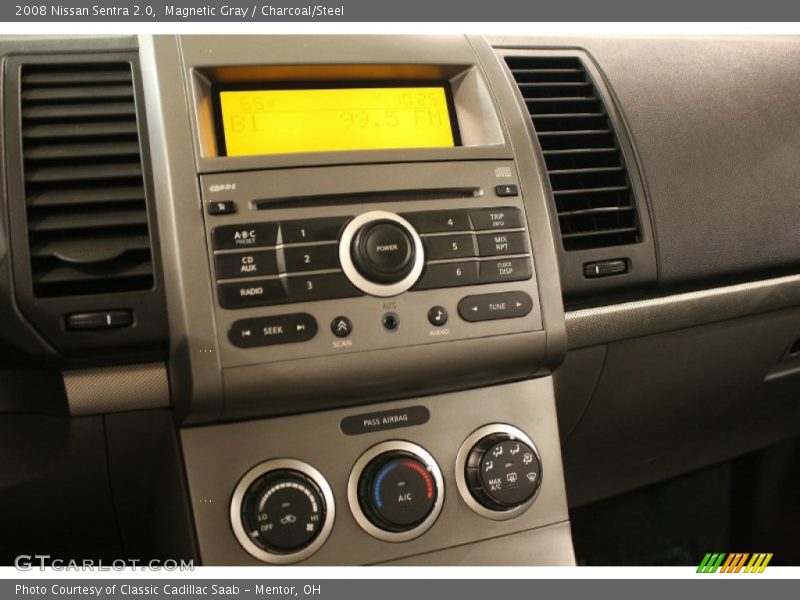 Magnetic Gray / Charcoal/Steel 2008 Nissan Sentra 2.0