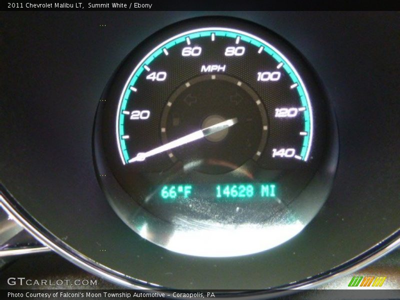 Summit White / Ebony 2011 Chevrolet Malibu LT