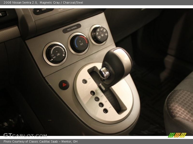 Magnetic Gray / Charcoal/Steel 2008 Nissan Sentra 2.0