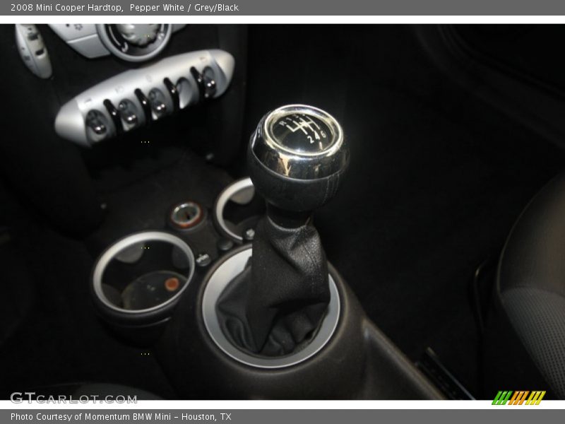 Pepper White / Grey/Black 2008 Mini Cooper Hardtop