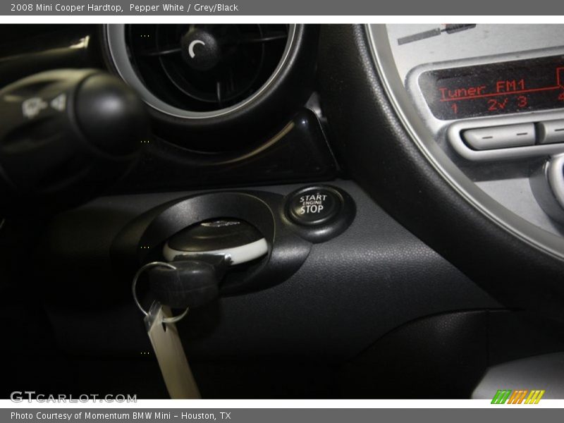 Pepper White / Grey/Black 2008 Mini Cooper Hardtop