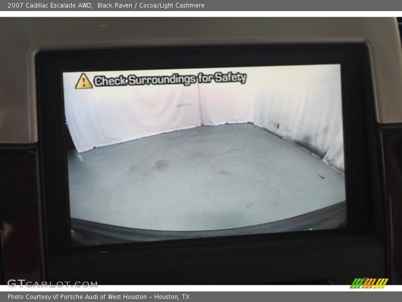 Black Raven / Cocoa/Light Cashmere 2007 Cadillac Escalade AWD