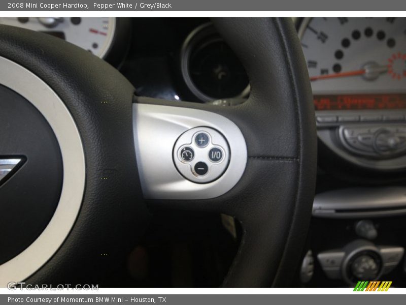 Pepper White / Grey/Black 2008 Mini Cooper Hardtop
