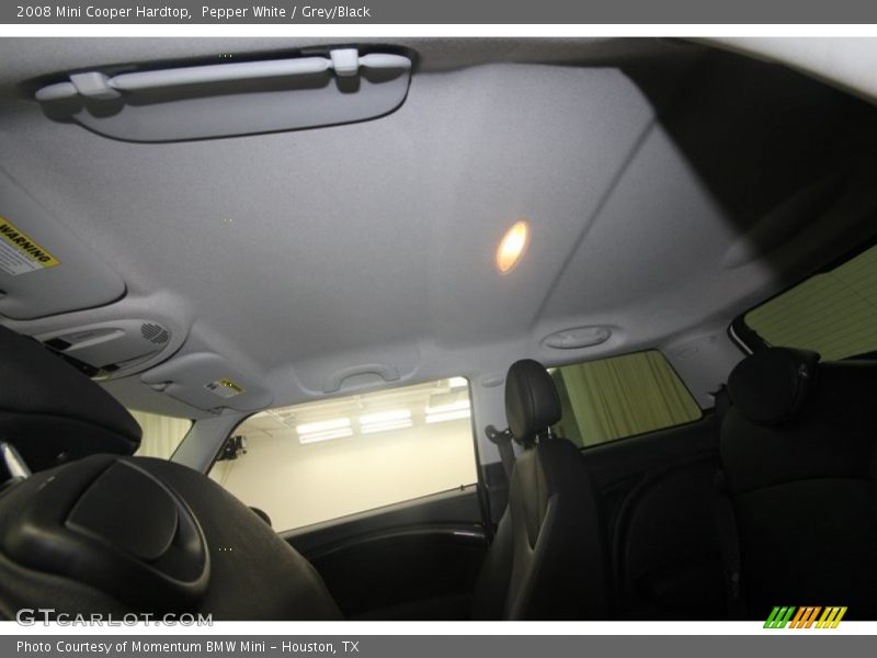 Pepper White / Grey/Black 2008 Mini Cooper Hardtop